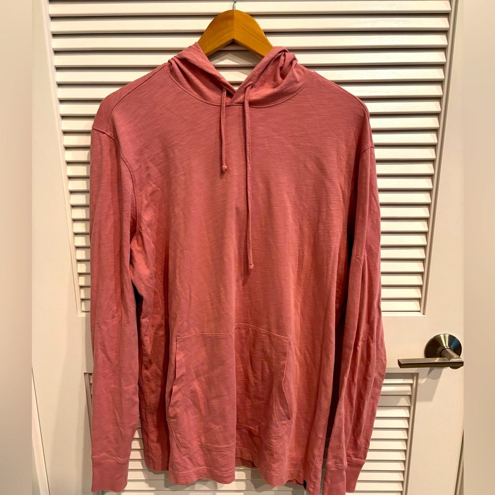 Men’s light pink hoodie